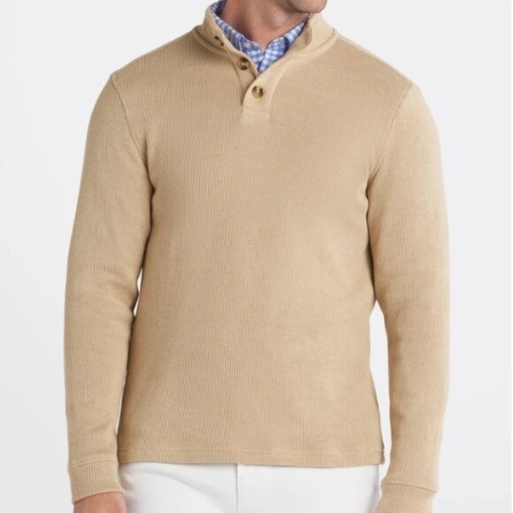 Hawker Rye Ribbed Buttoned Front Unisex Sweater. Size L - Picture 12 of 12